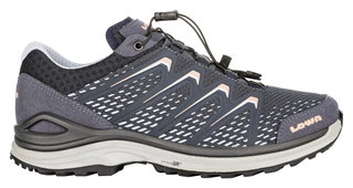 Lowa Wanderschuhe Maddox Low GTX (Multifunktions, Textil/Synthetik, wasserdicht) stahlblau/lachs Damen